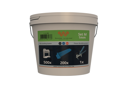 Komplet za nivelisanje pločica - set sa sponama 1 mm, kajlama i kleštima