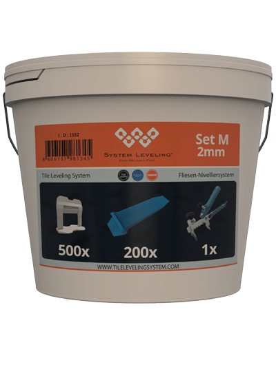 Komplet za nivelisanje pločica - set sa sponama 2mm, kajlama i kleštima