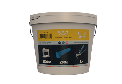 Komplet za nivelisanje pločica - set sa sponama 3mm, kajlama i kleštima