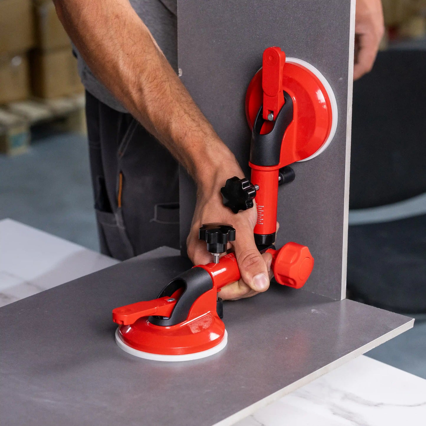 E1003 Ugaona usisna čaša – vertikalno opterećenje 100 kg, aluminijumsko telo visoke izdržljivosti