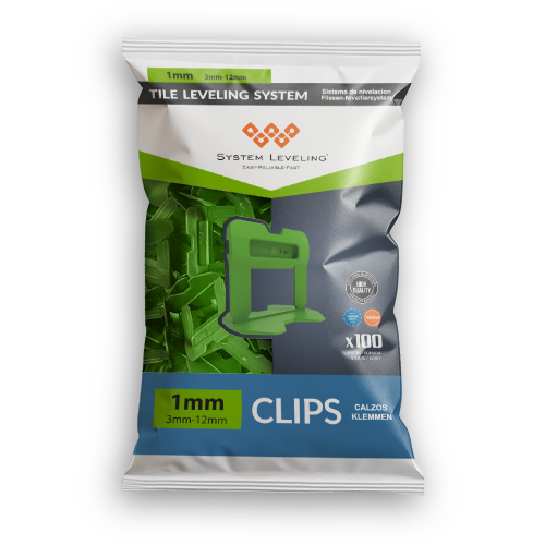 Spone za nivelisanje pločica 1mm - za profesionalno postavljanje pločica