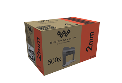 Spone za nivelisanje pločica 2mm - za profesionalno postavljanje pločica