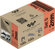 compare product Komplet za nivelisanje pločica - set sa sponama 2mm, kajlama i kleštima