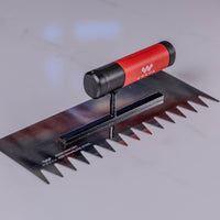 E1015 Gleterica od nerđajućeg čelika sa pločom 110x280 mm za precizno postavljanje pločica