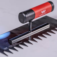 E1015 Gleterica od nerđajućeg čelika sa pločom 110x280 mm za precizno postavljanje pločica