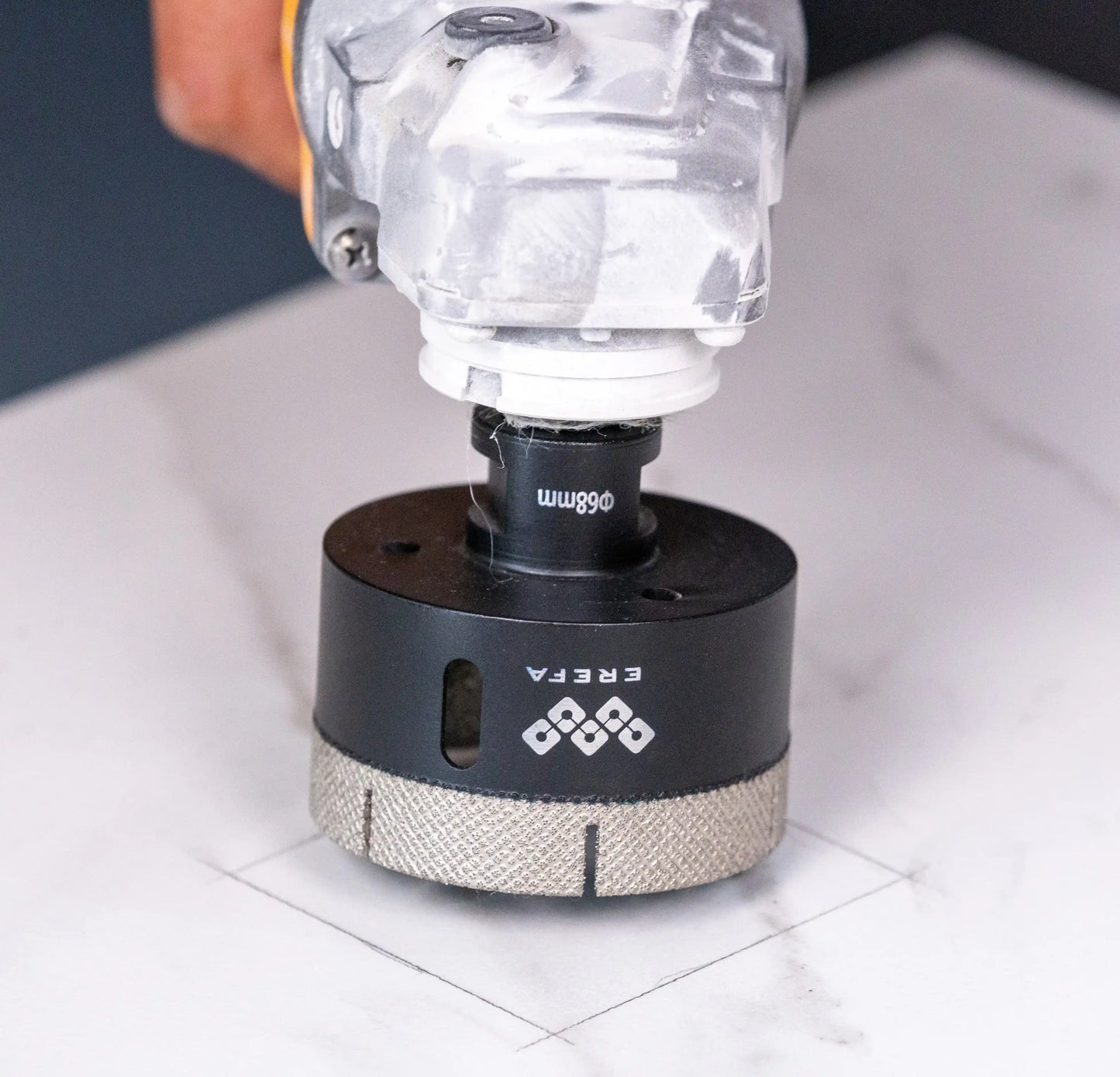 E1064 Dvobojna matrična dijamantska burgija za precizno bušenje