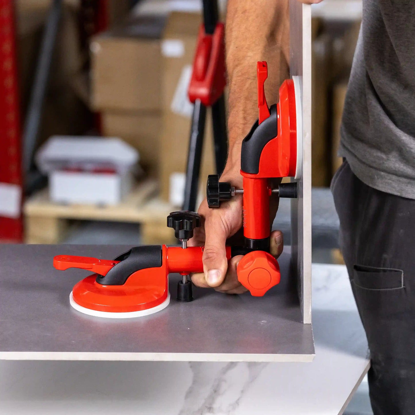 E1003 Ugaona usisna čaša – vertikalno opterećenje 100 kg, aluminijumsko telo visoke izdržljivosti