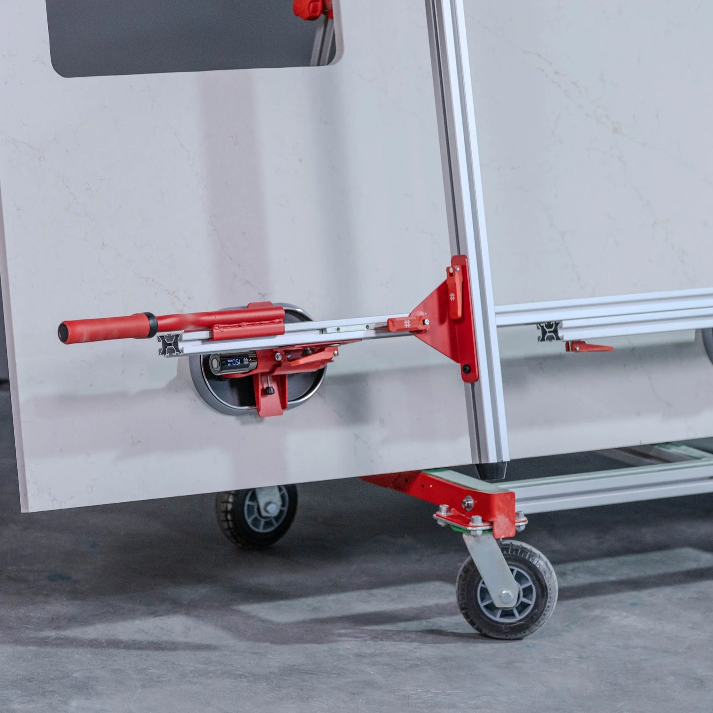 E4001 Profesionalni nosač ploča sa aluminijumskom vakuum čašom i LCD ekranom