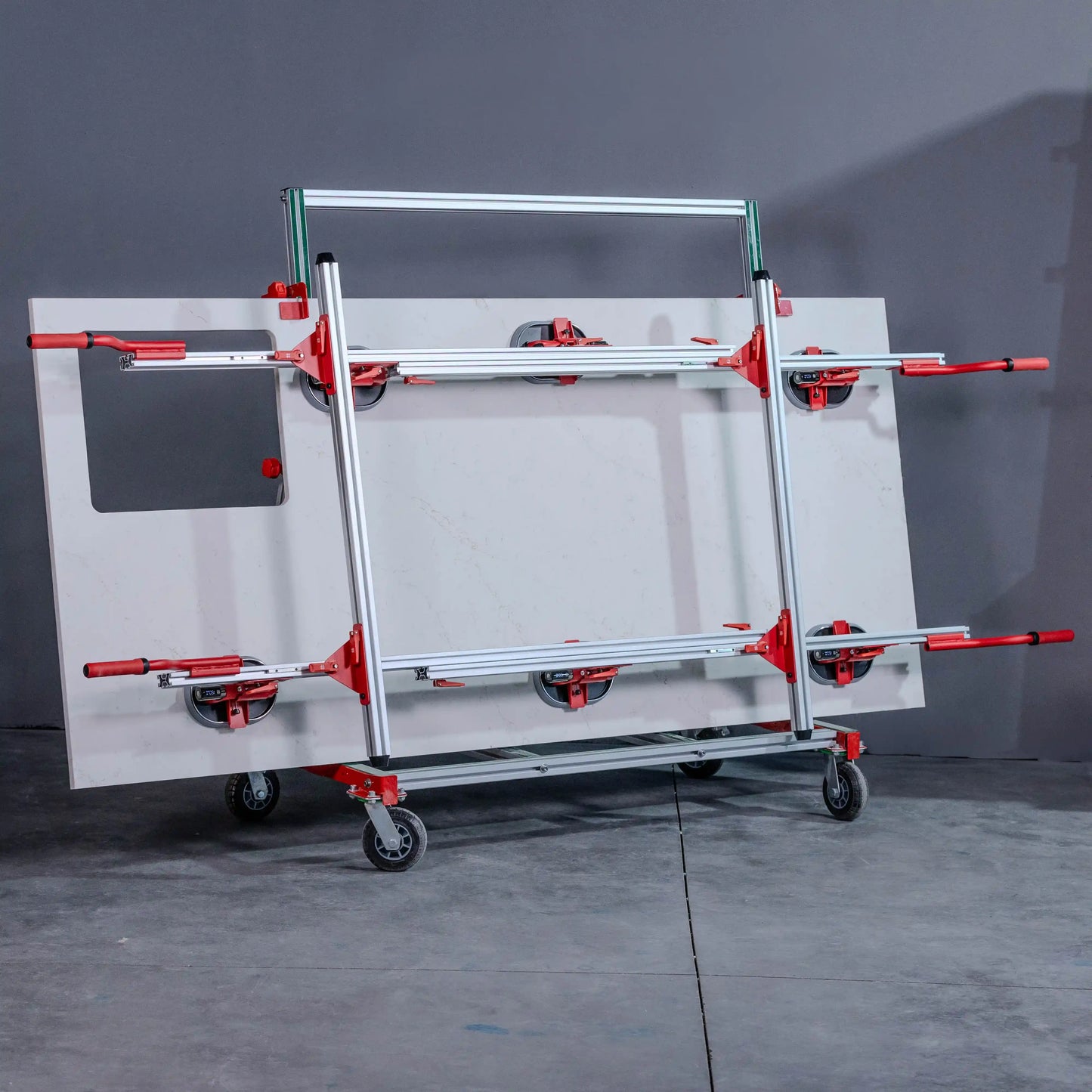 E4001 Profesionalni nosač ploča sa aluminijumskom vakuum čašom i LCD ekranom