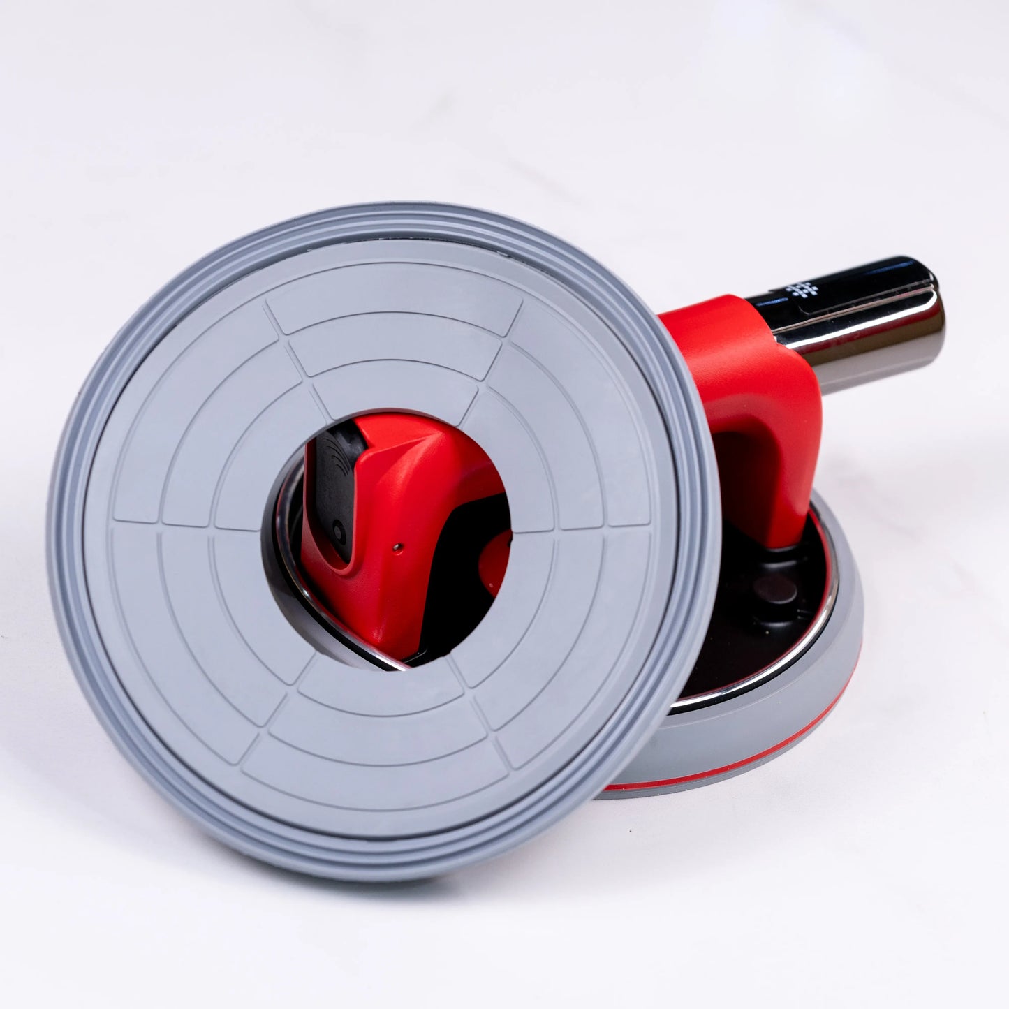 E3004 Aluminijumska vakuum čaša (nosač) sa pumpom, vertikalnim kapacitetom od 150 kg i NBR silikonom prečnika 180 mm