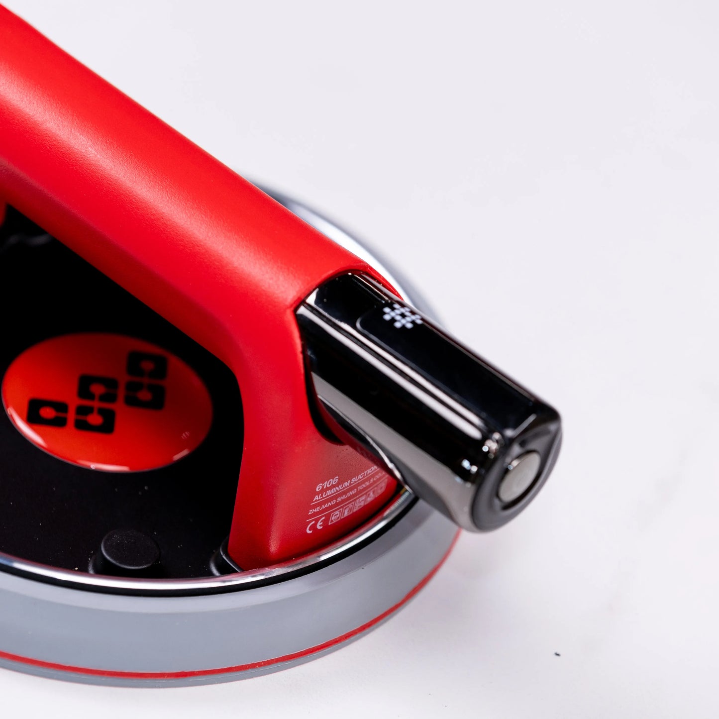 E3004 Aluminijumska vakuum čaša (nosač) sa pumpom, vertikalnim kapacitetom od 150 kg i NBR silikonom prečnika 180 mm