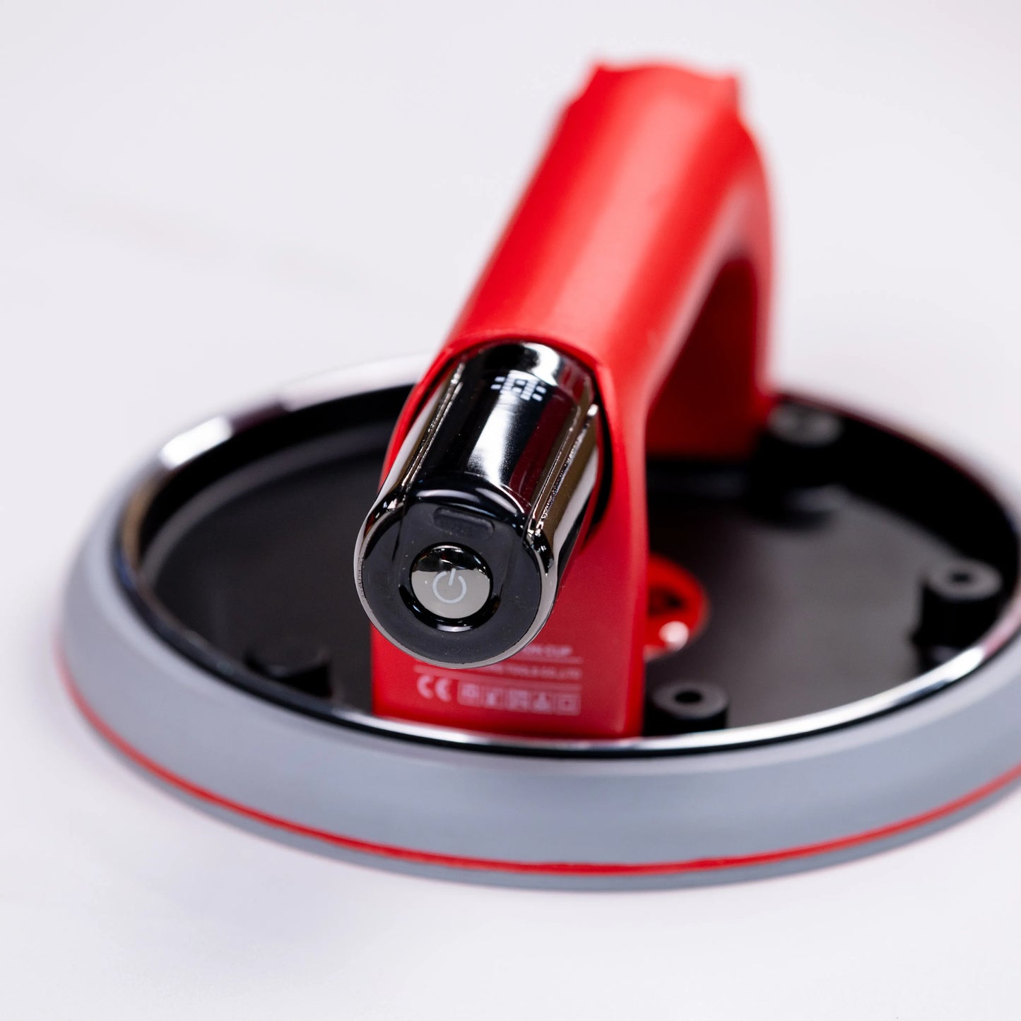 E3004 Aluminijumska vakuum čaša (nosač) sa pumpom, vertikalnim kapacitetom od 150 kg i NBR silikonom prečnika 180 mm