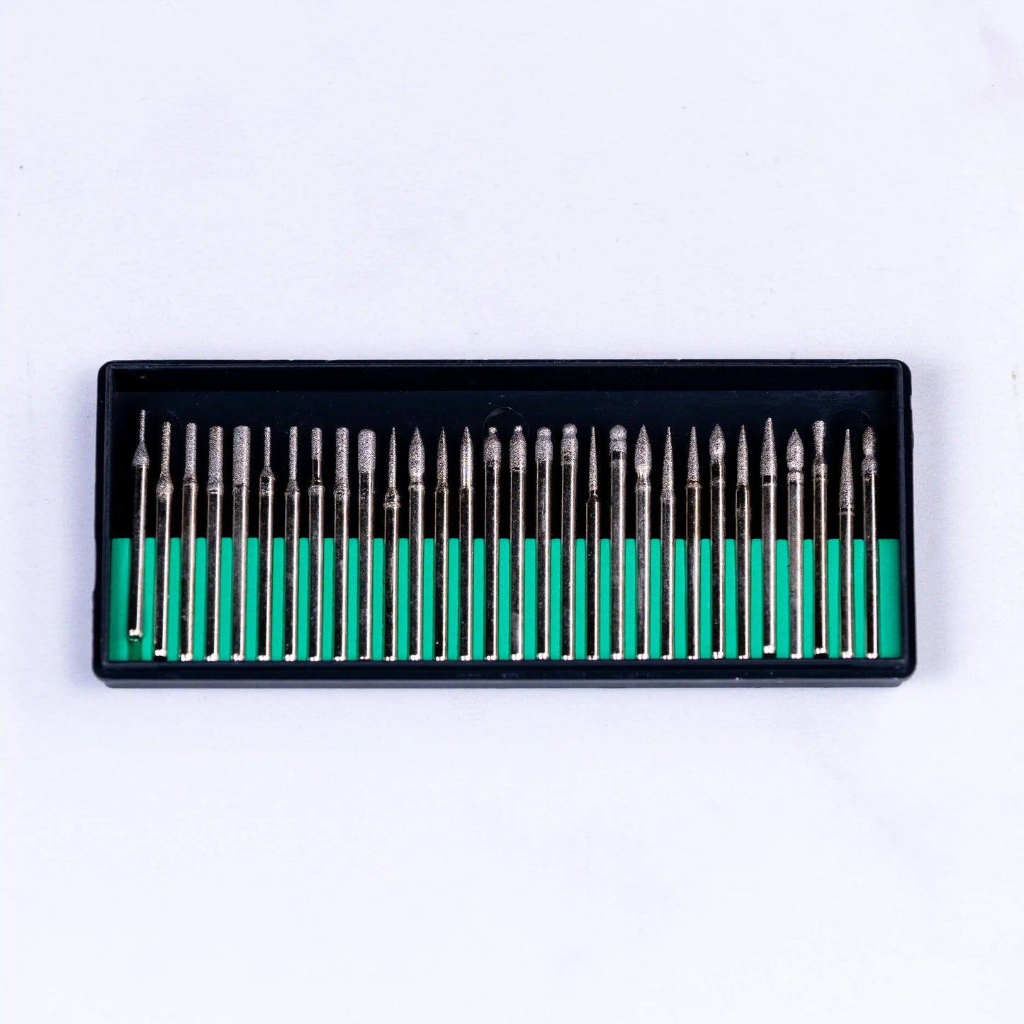 E1033 Set dijamantskih burgija 30 komada sa držačem od 3 mm za precizno bušenje